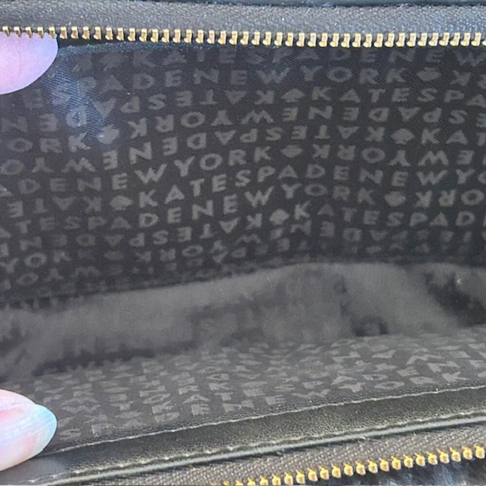 Kate Spade Black Faux Fur Cat Crossbody Bag – Rare & Adorable!449 - Picture 8 of 9